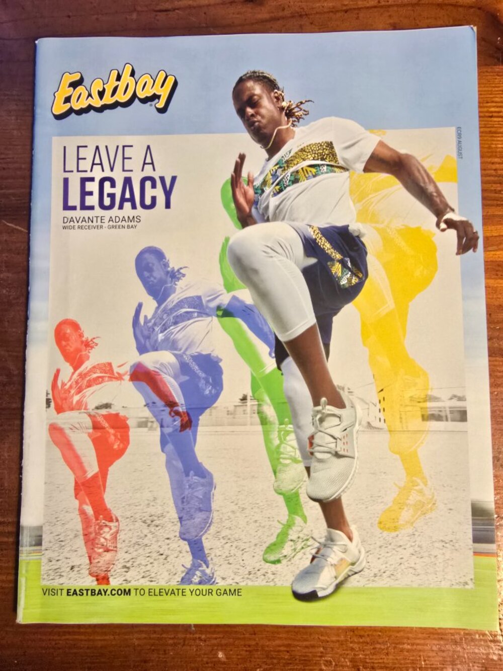 Eastbay Magazine August 2019 Davante Adams Cover Leave a Legacy